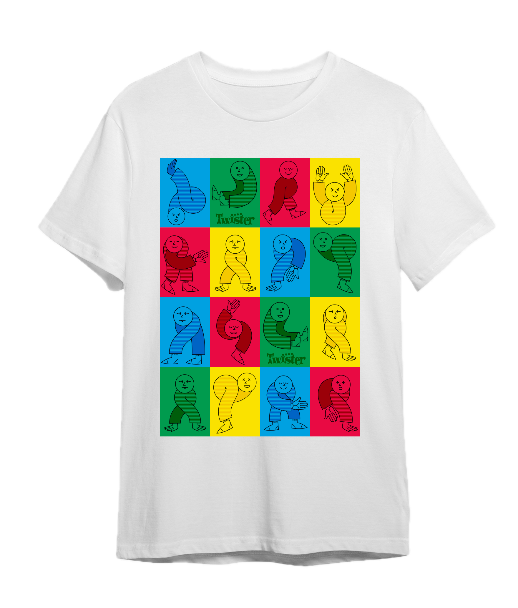 PLAYERA - TWISTER POSES