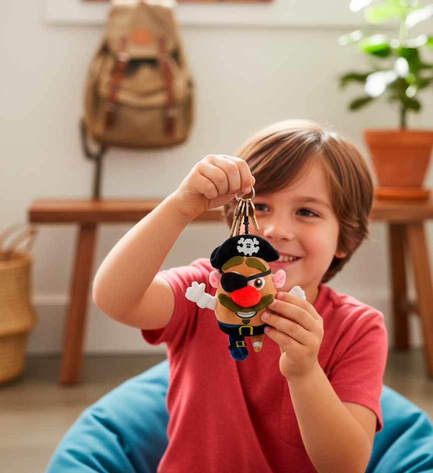 LLAVERO DE PELUCHE - POTATO HEAD PIRATA