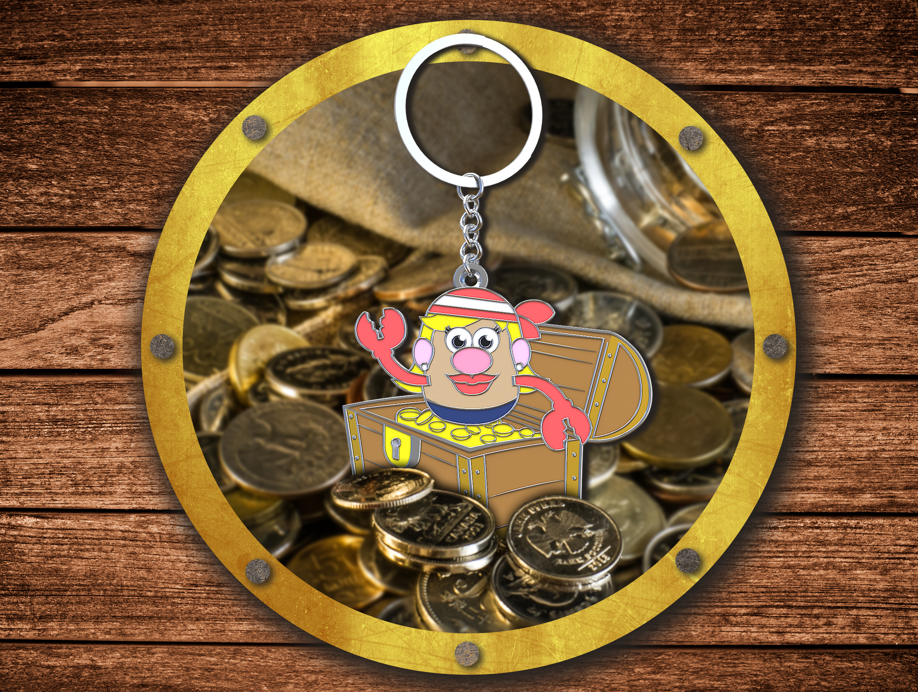 LLAVERO - MRS POTATO HEAD CHEST