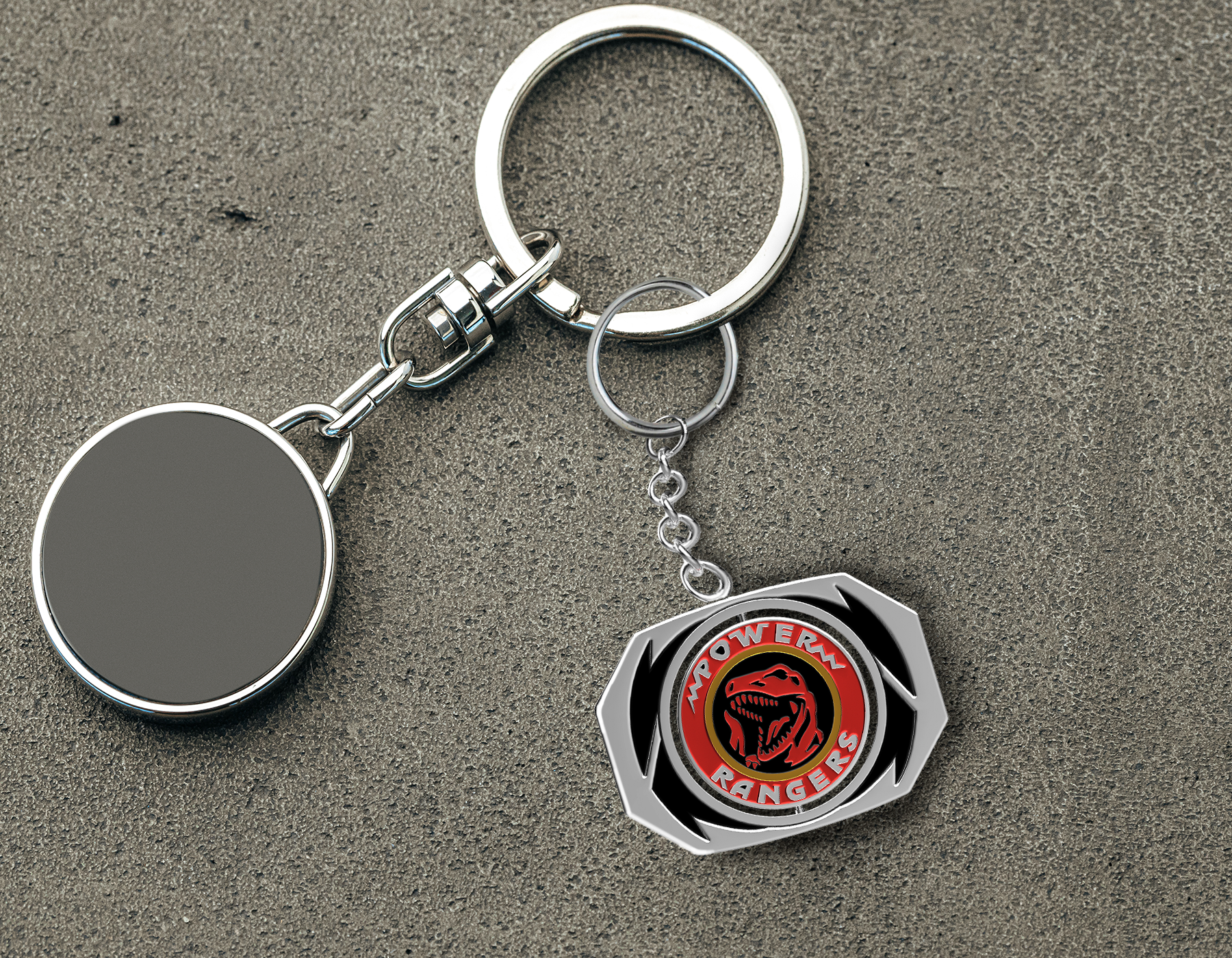 LLAVERO - POWER RANGER ROJO SPINNER