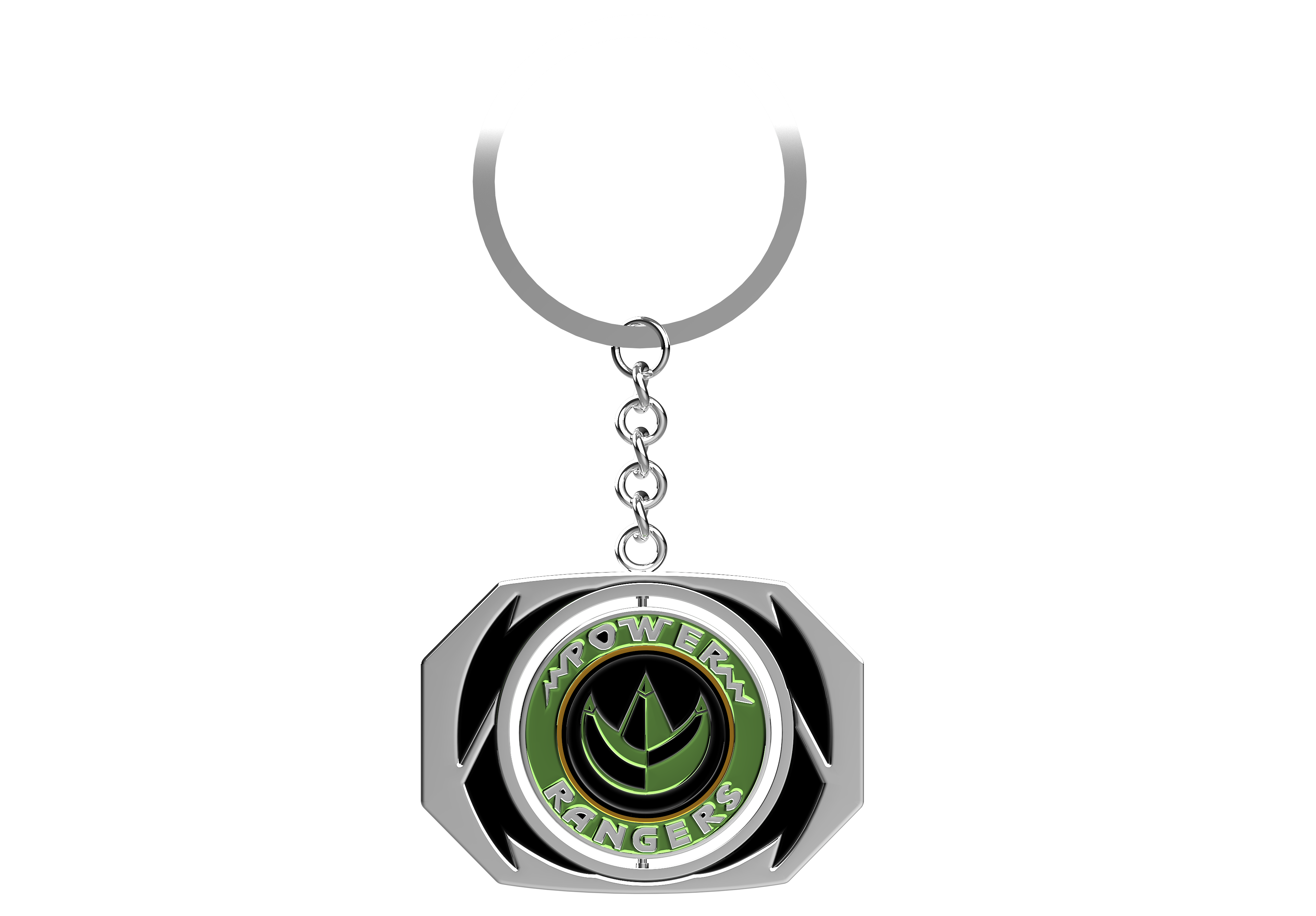 LLAVERO - POWER RANGER VERDE SPINNER
