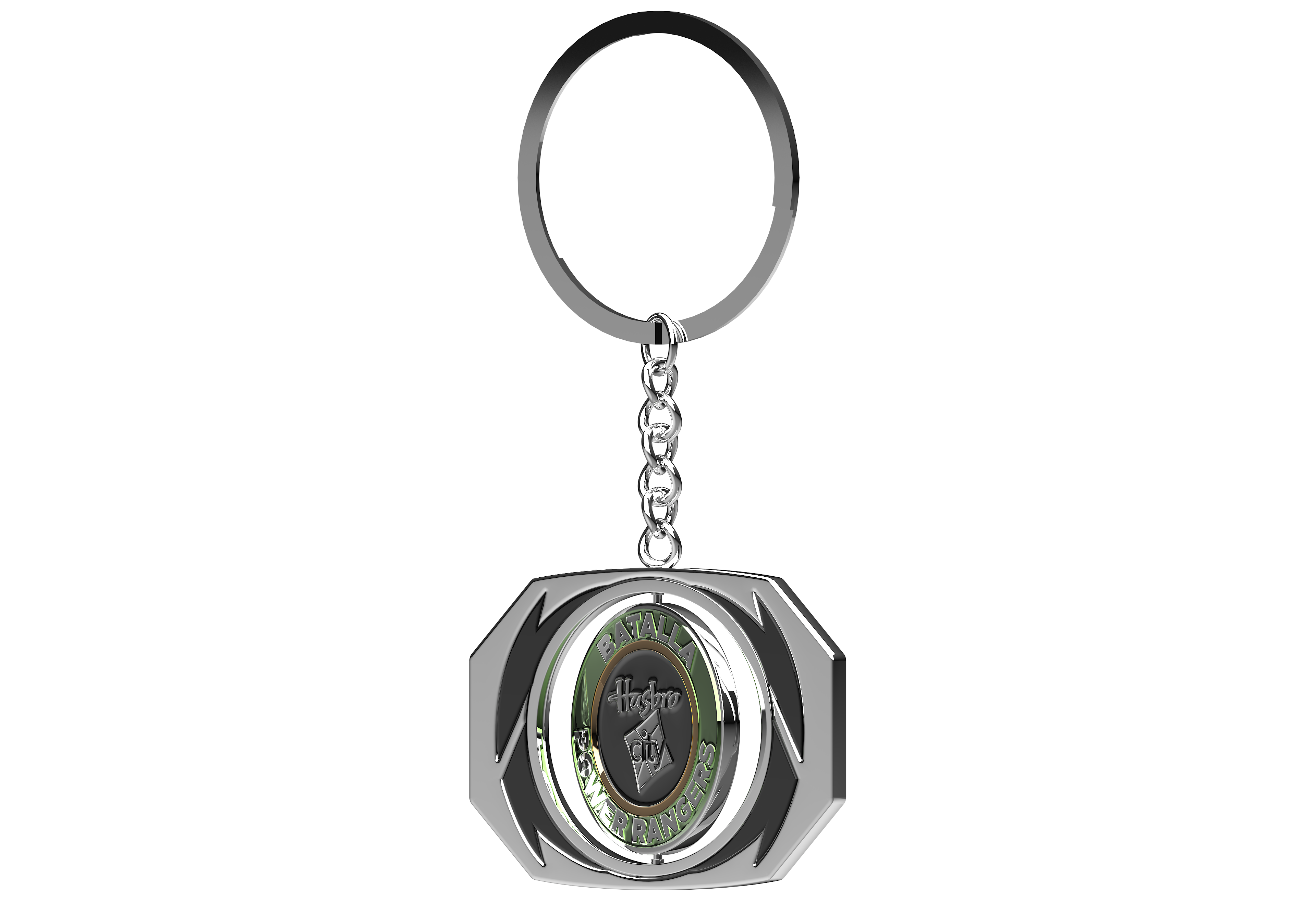 LLAVERO - POWER RANGER VERDE SPINNER