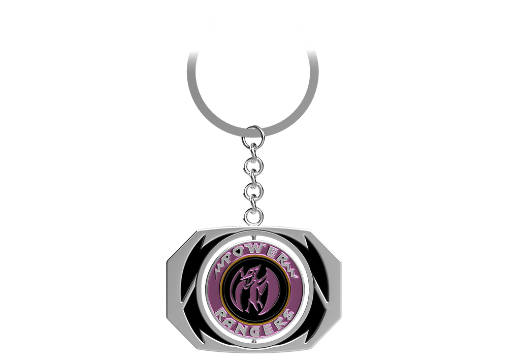 LLAVERO - POWER RANGER ROSA SPINNER