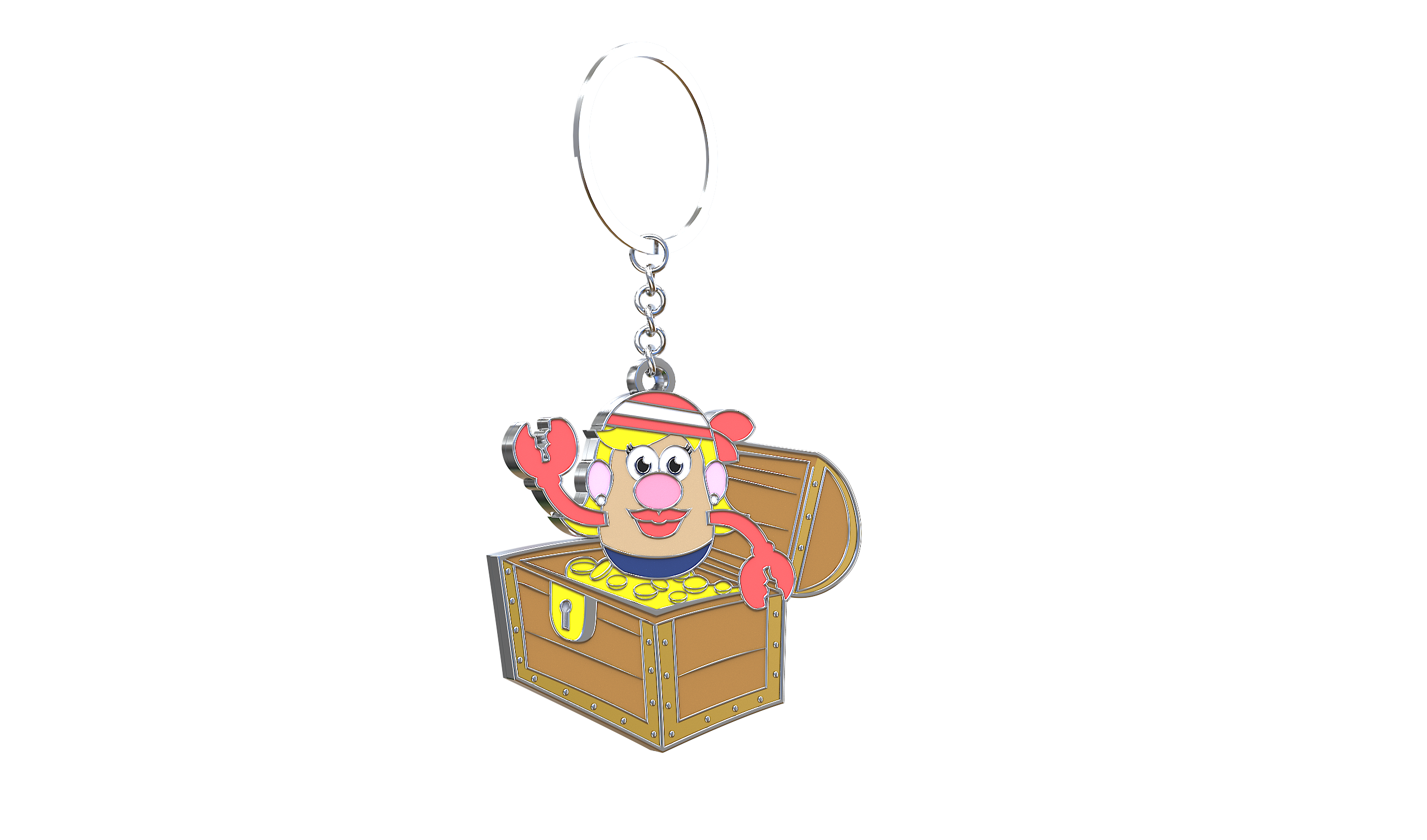 LLAVERO - MRS POTATO HEAD CHEST