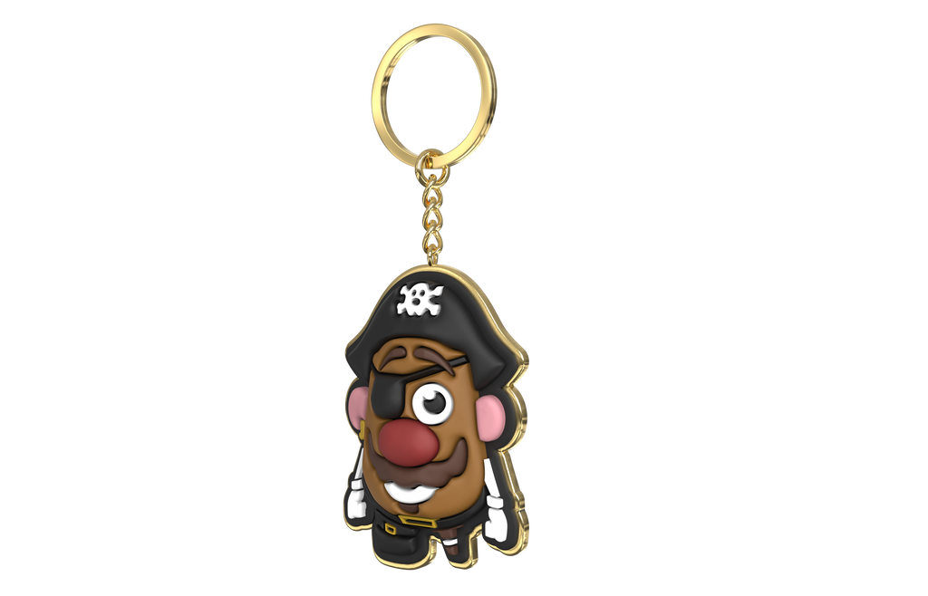 LLAVERO - POTATO HEAD PIRATA 2.5D