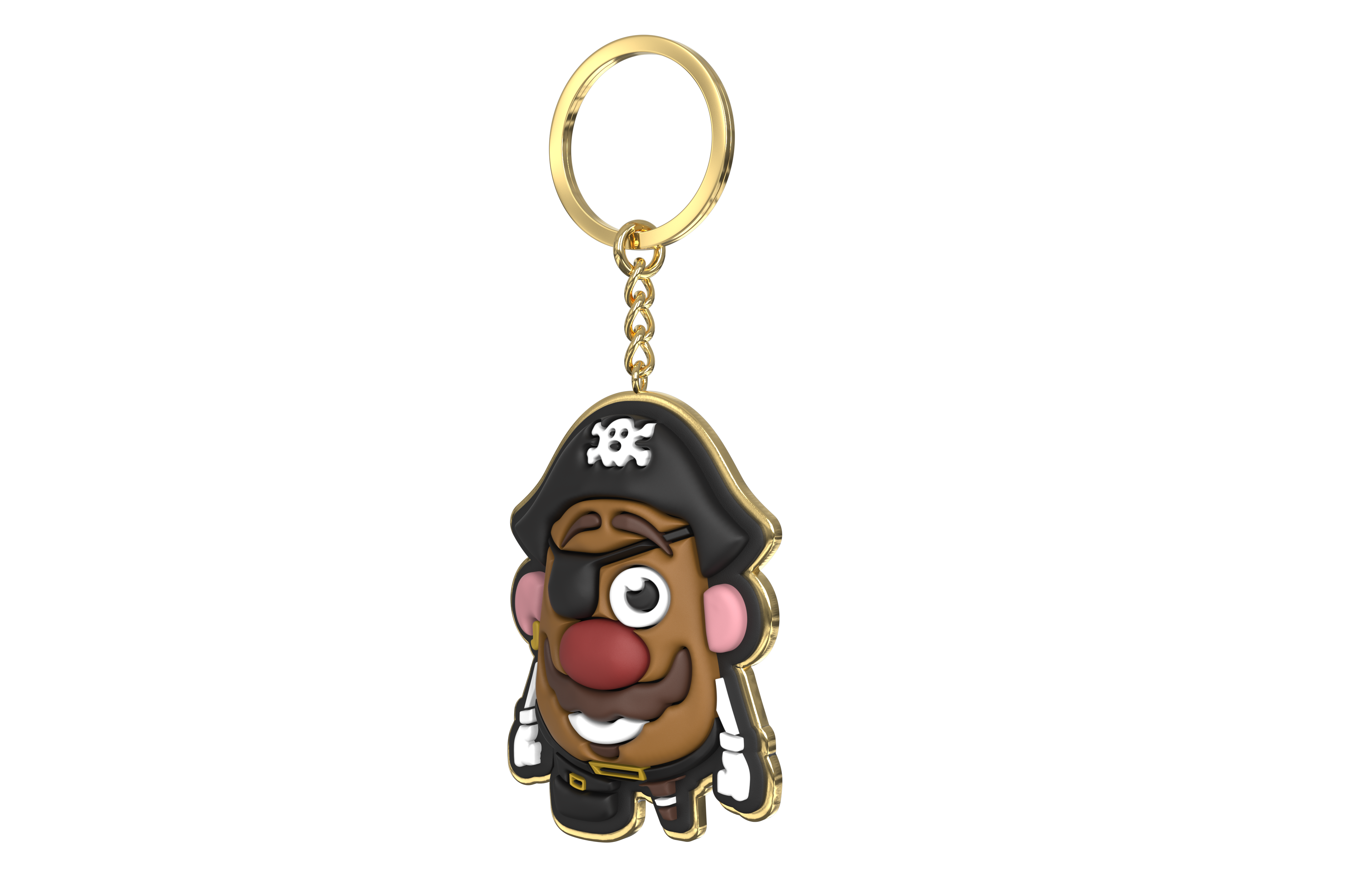 LLAVERO - POTATO HEAD PIRATA 2.5D