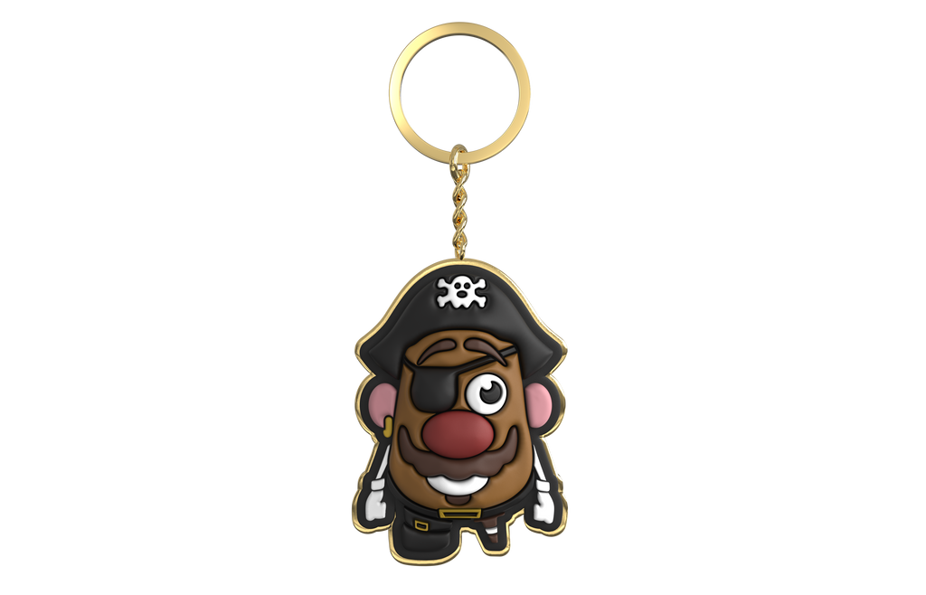 LLAVERO - POTATO HEAD PIRATA 2.5D