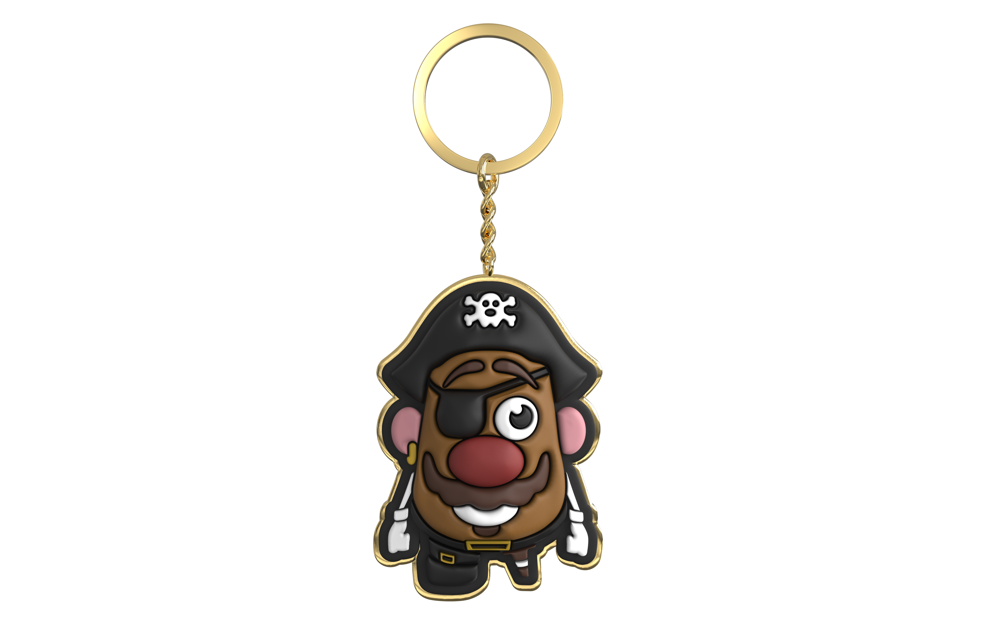 LLAVERO - POTATO HEAD PIRATA 2.5D