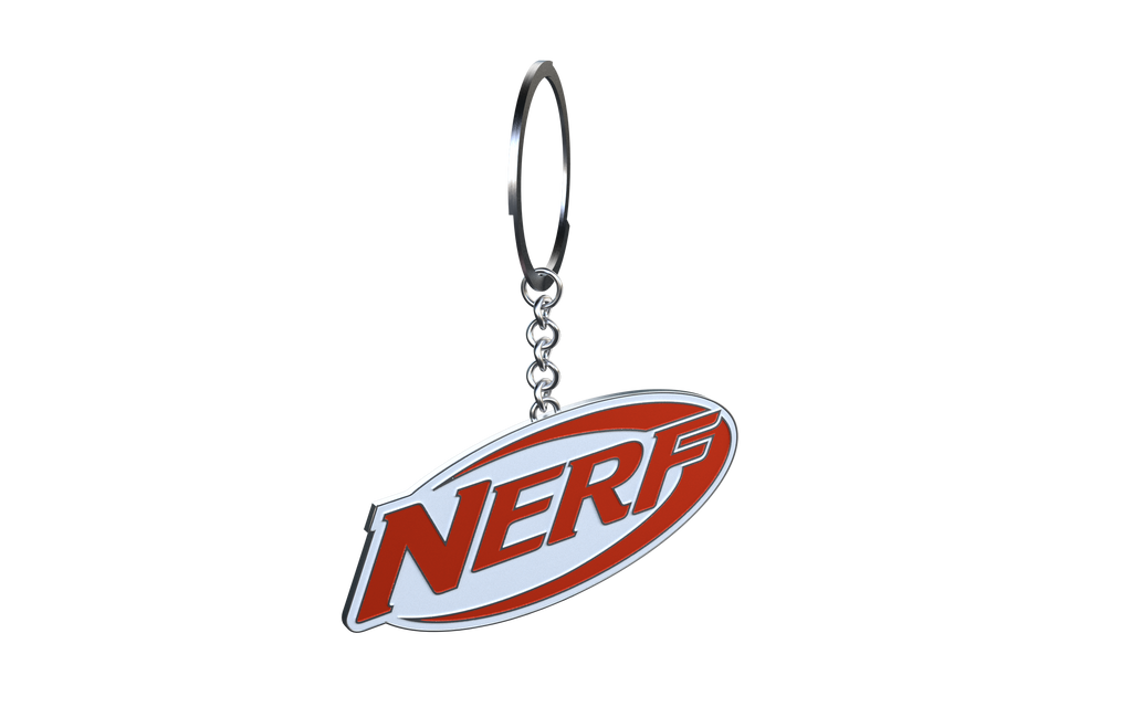 LLAVERO - NERF LOGO
