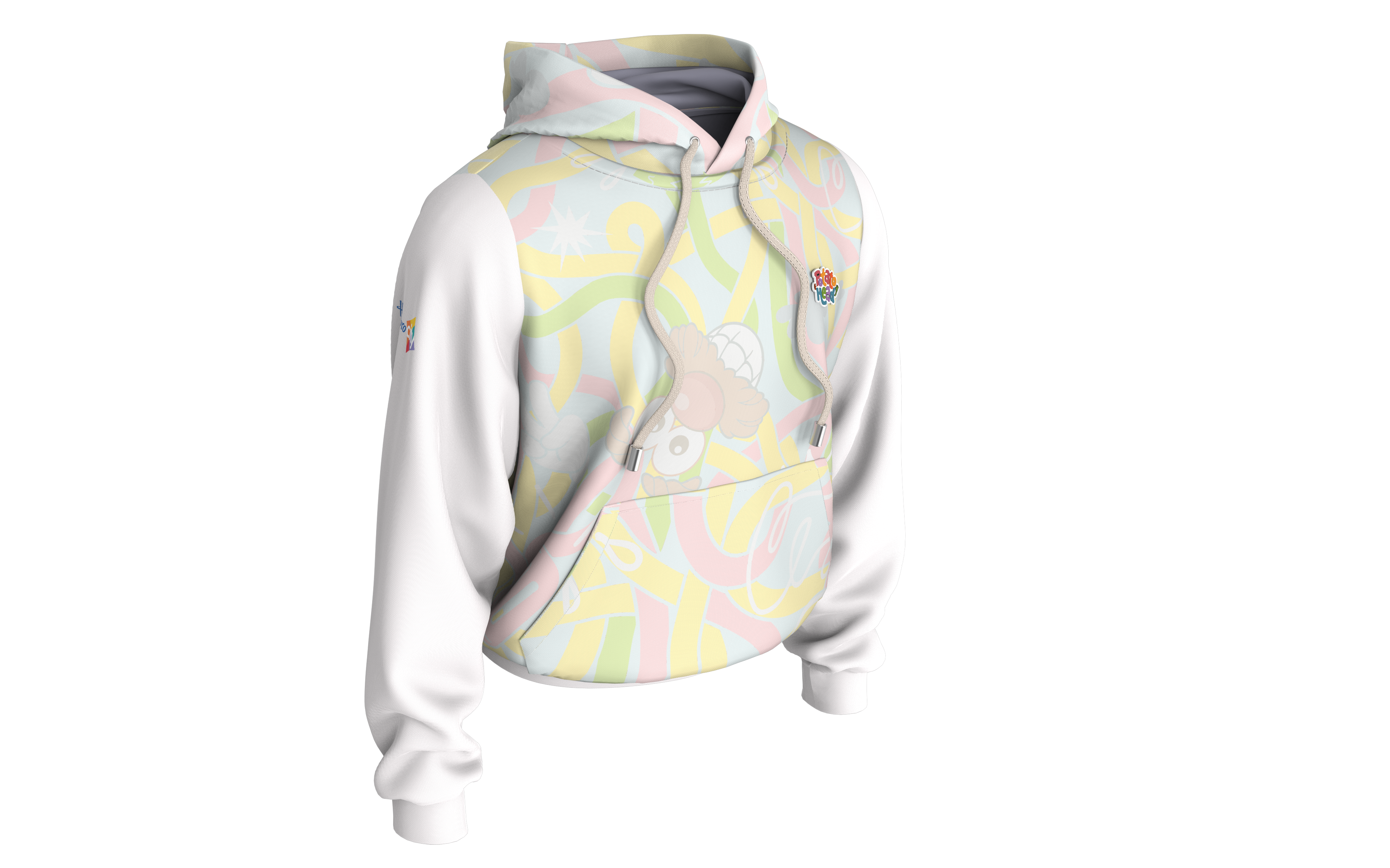 HOODIE - POTATO HEAD PASTEL PIECES