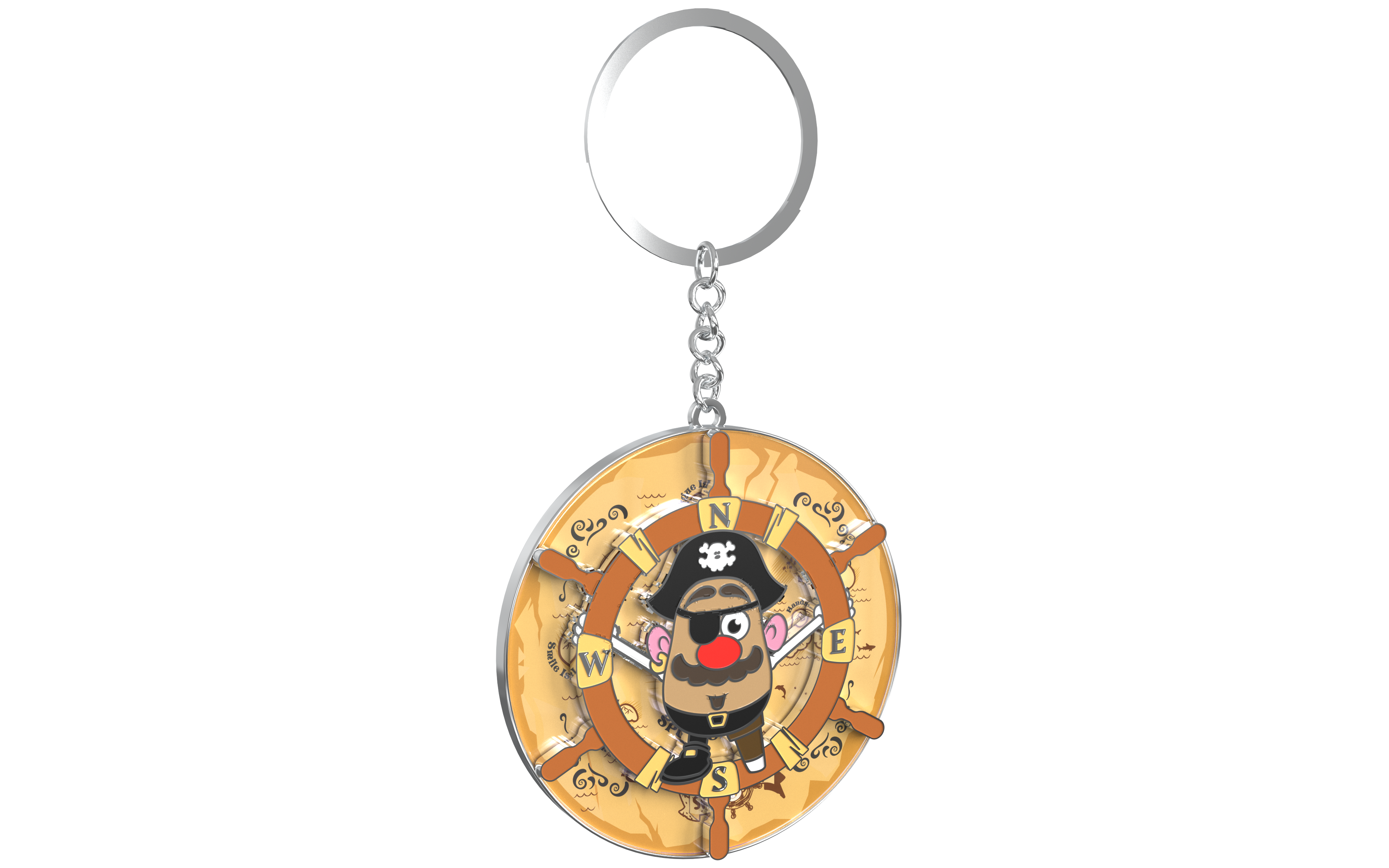 LLAVERO - POTATO HEAD CAPITÁN PIRATA