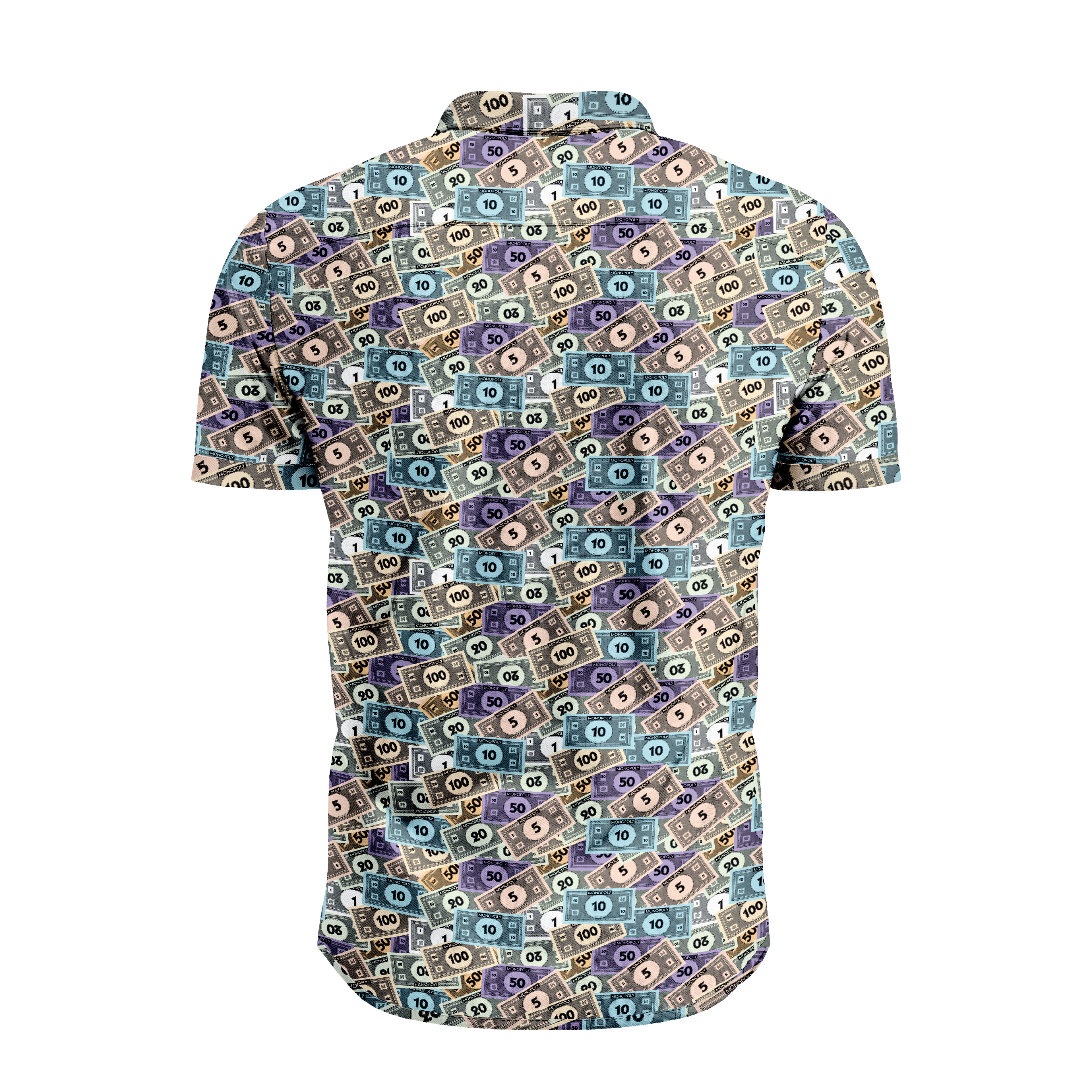 CAMISA HAWAIANA - MONOPOLY BILLS