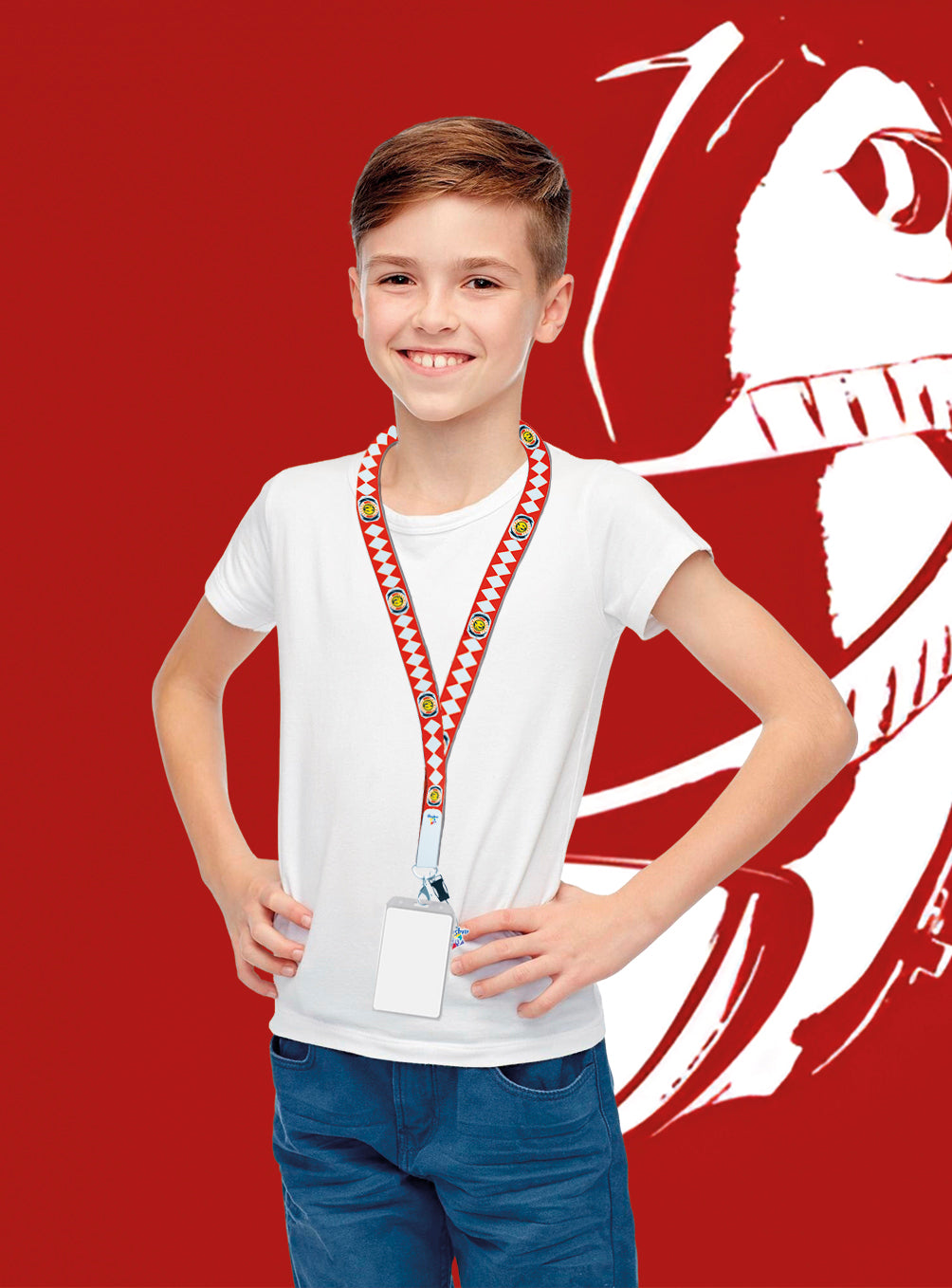 LANYARD - POWER RANGER ROJO