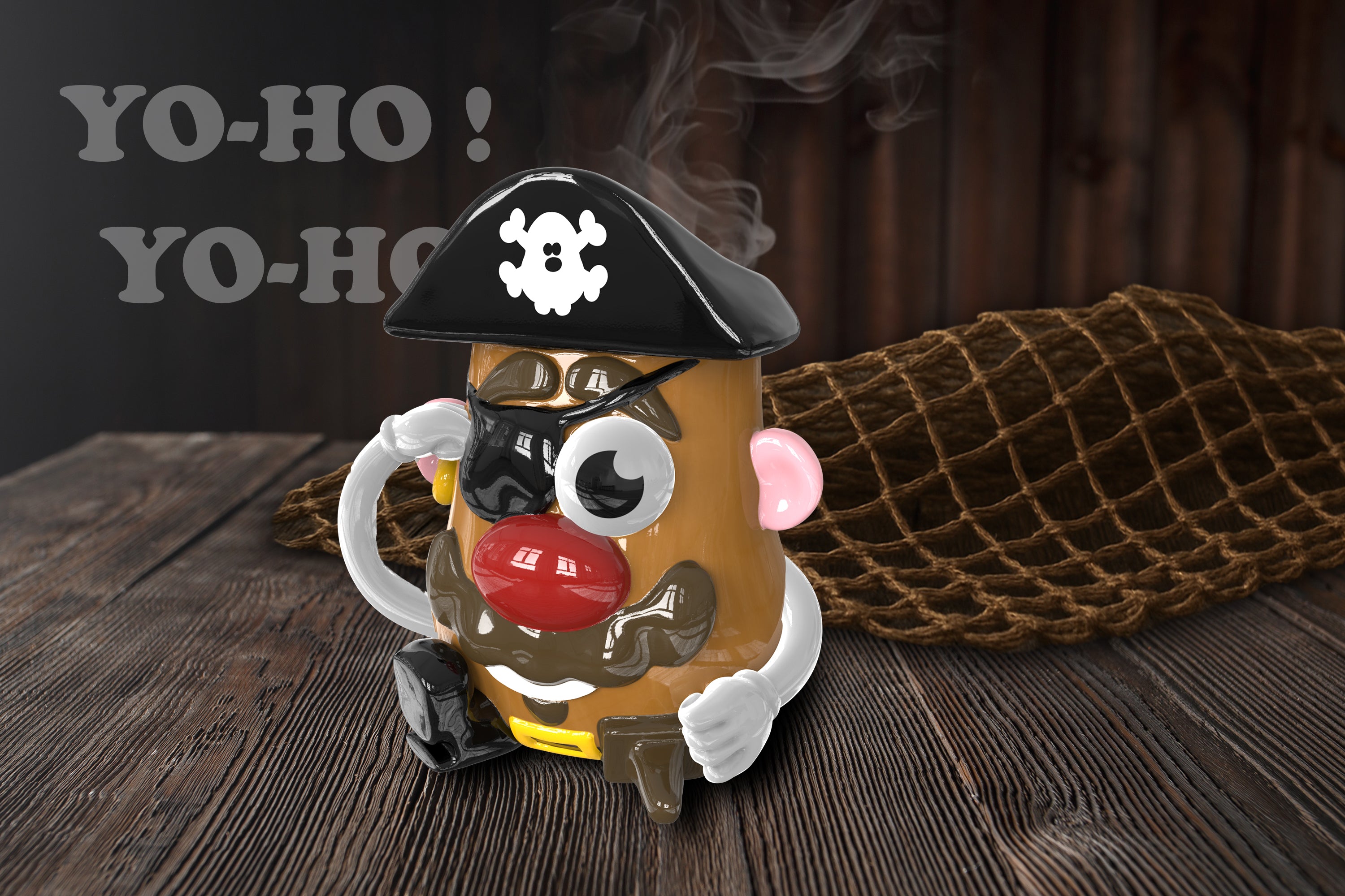 TAZA 3D - POTATO HEAD PIRATA