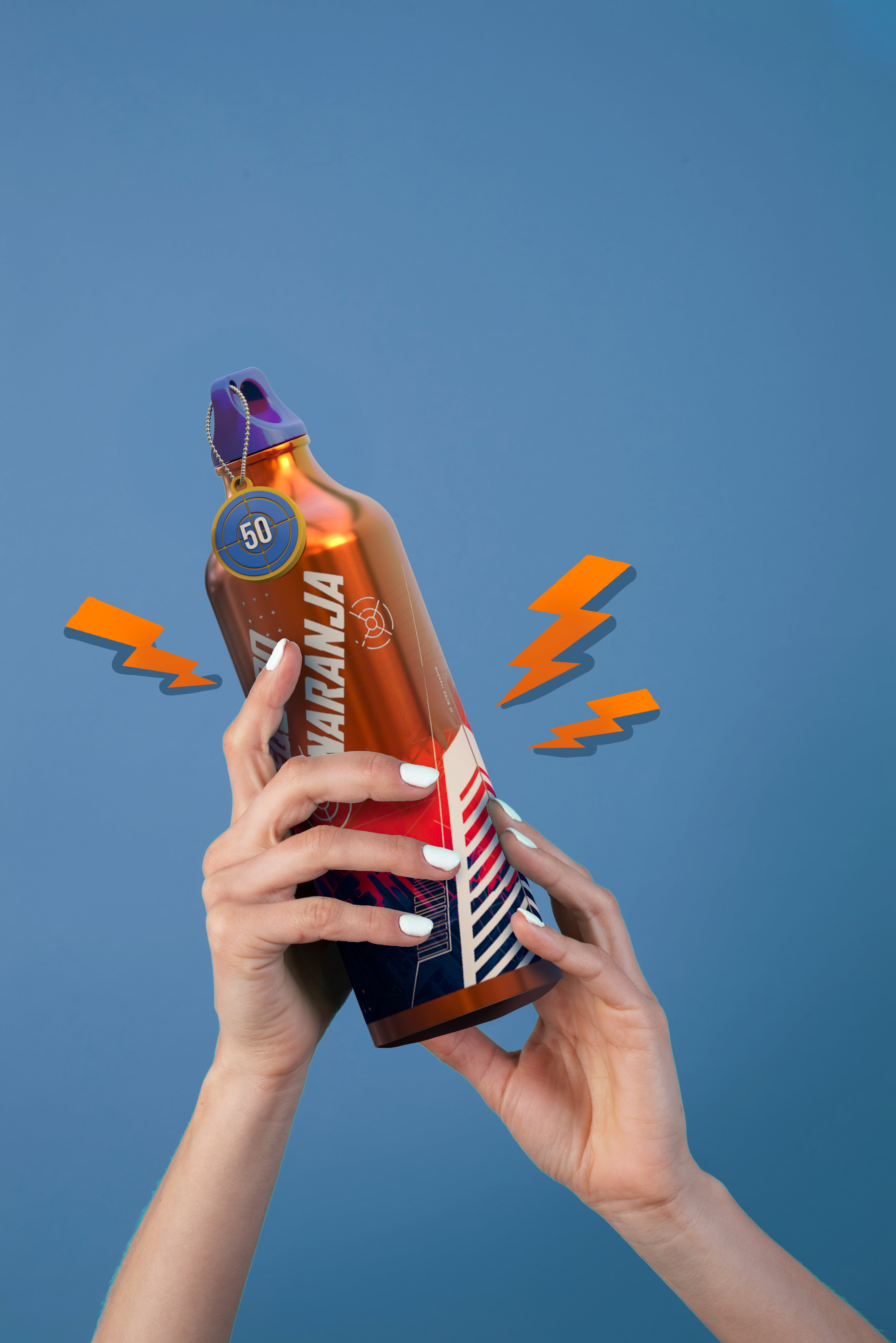 TERMO - NERF EQUIPO NARANJA