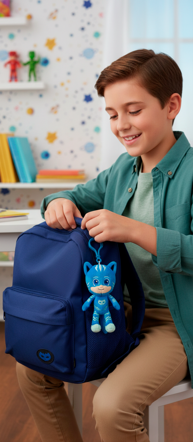 LLAVERO DE PELUCHE - PJ MASKS CATBOY
