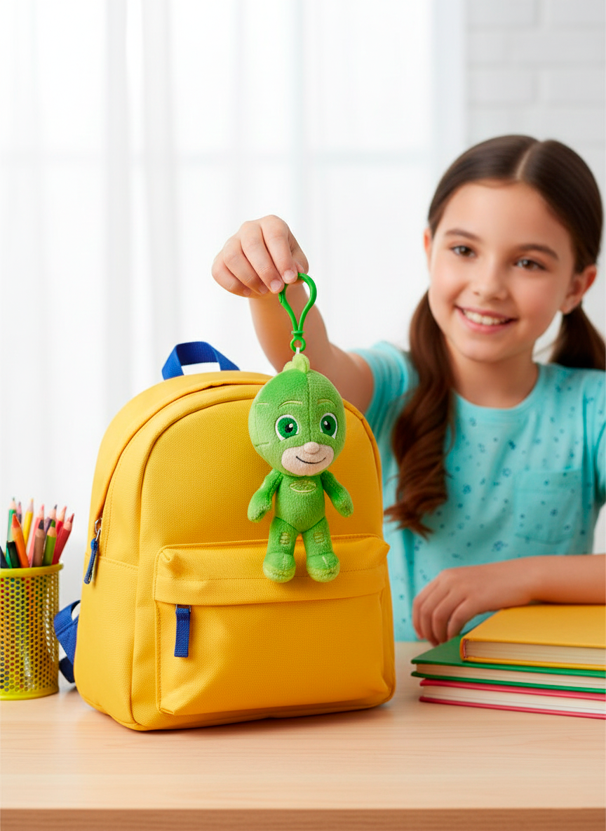 LLAVERO DE PELUCHE - PJ MASKS GEKKO