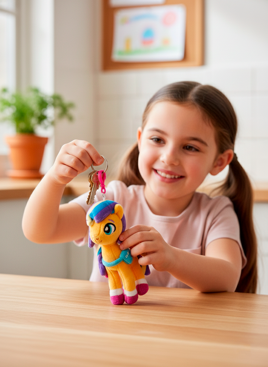 LLAVERO DE PELUCHE - MY LITTLE PONY SUNNY
