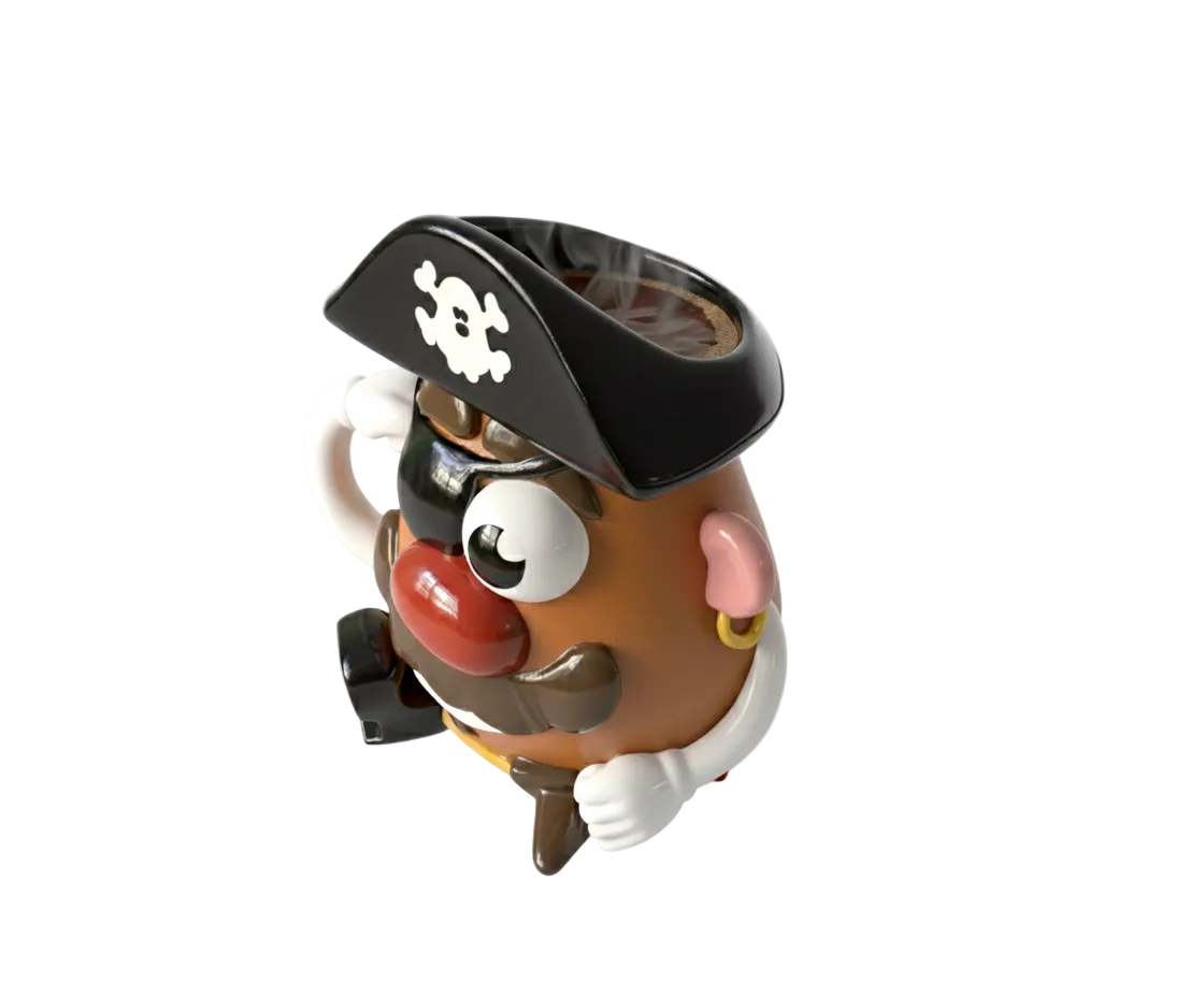 TAZA 3D - POTATO HEAD PIRATA